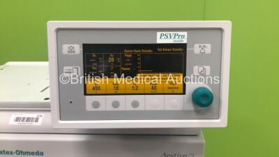 Datex-Ohmeda Aestiva/5 Anaesthesia Machine with Datex-Ohmeda 7900 SmartVent Software Version 4.8 PSVPro, Oxygen Mixer, Bellows, Absorber and Hoses (Powers Up) *S/N AMRN01144* - 5