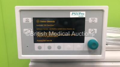 Datex-Ohmeda Aestiva/5 Anaesthesia Machine with Datex-Ohmeda 7900 SmartVent Software Version 4.8 PSVPro, Oxygen Mixer, Bellows, Absorber and Hoses (Powers Up) *S/N AMRN01154* - 2