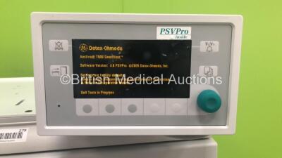 Datex-Ohmeda Aestiva/5 Anaesthesia Machine with Datex-Ohmeda 7900 SmartVent Software Version 4.8 PSVPro, Oxygen Mixer, Bellows, Absorber and Hoses (Powers Up) *S/N AMRN01147* - 2