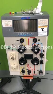 2 x Prisma CRRT+TPE Dialysis Machines (Both Power Up - 1 x with Alarm) - 3