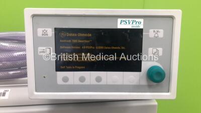 Datex-Ohmeda Aestiva/5 Anaesthesia Machine with Datex-Ohmeda 7900 SmartVent Software Version 4.8 PSVPro, Oxygen Mixer, Bellows, Absorber and Hoses (Powers Up) *S/N AMRN01146* - 2