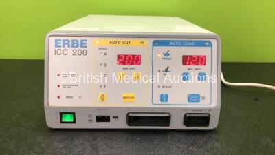 ERBE ICC 200 Electrosurgical Unit (Powers Up)