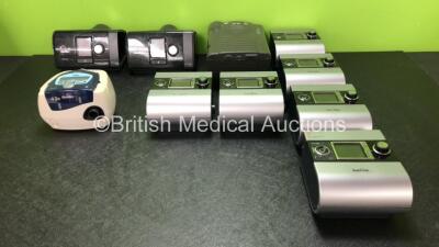 Job Lot of CPAP Units Including 1 x ResMed Airsense 10 Elite CPAP Unit and 1 x ResMed Airsense 10 AutoSet CPAP Unit, 2 x ResMed S9 AutoSet CPAP Units, 4 x ResMed Escape S9 CPAP Units, 1 x ResMed Escape II CPAP Unit and 1 x Remstar C-Flex Unit (All Power U