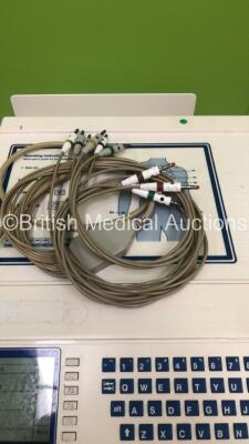 Mortara ELI 250 ECG Machine on Stand with 10 Lead ECG Leads (Powers Up) *S/N 109520032777* - 4