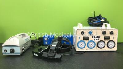 Mixed Lot Including 2 x Anspach Irrigation Systems (Both Power Up) 1 x Huntleigh Flowtron Hydroven 3 Pump (Powers Up) 1 x Keeler Vantage Head Light with 1 x AC Power Supply (Powers Up with Faulty Bulb) 1 x Anetic Aid Tourniquet with 2 x Hoses *SN 09000009