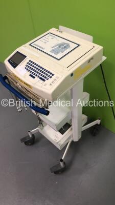 Mortara ELI 250 ECG Machine on Stand with 10 Lead ECG Leads (Draws Power - Blank Screen) *S/N 10739323163* - 5