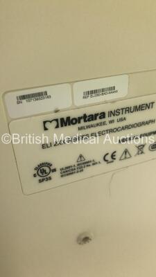 Mortara ELI 250 ECG Machine on Stand with 10 Lead ECG Leads (Draws Power - Blank Screen) *S/N 10739323163* - 6