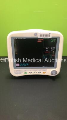 GE Dash 4000 Patient Monitor with BP1,BP2,SpO2,Temp/CO,NBP and ECG Options (Powers Up) * Mfd 2008 *