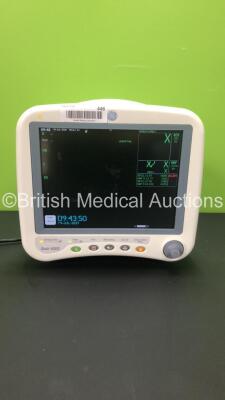 GE Dash 4000 Patient Monitor with BP1,BP2,SpO2,Temp/CO,NBP and ECG Options (Powers Up) * Mfd 2008 *