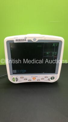 GE Dash 5000 Patient Monitor with BP1,BP2,SpO2,Temp/CO,NBP and ECG Options (Powers Up-Missing Dial-See Photos) *GL* * Mfd 2013 *