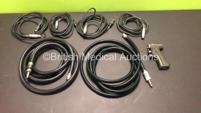 Job Lot Including 1 x Stryker Instruments TPS Universal Driver,4 x Stryker TPS Drill Cables and 2 x Air Hoses