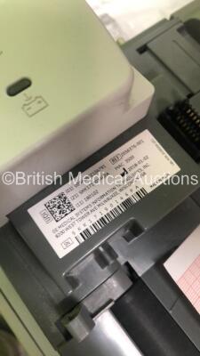 GE MAC 3500 ECG Machine on Stand with 10 Lead ECG Leads (Powers Up) *S/N SKK17190146PA* - 8