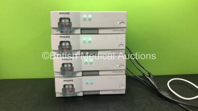 4 x Philips IntelliVue G5 M1019A Gas Modules (All Power Up) *SN ASEC-0120, ASEC-0192, ASED-0181, ASDJ-0017*