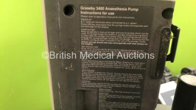 Job Lot of Pumps Including 1 x Graseby 3400 Anesthesia Pump (No Power) 1 x Graseby 3300 PCA Pump (Powers Up) 1 x Graseby 3500 Anesthesia Pump (Powers Up) 1 x IVAC P6000 Pumps (1 No Power, 1 Powers Up with Alarm and 1 Powers Up with Battery Error-See Photo - 9