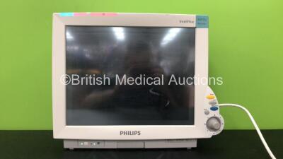 Philips IntelliVue MP70 Neonatal Ref M8007A Patient Monitor Software Revision G.01.80 with 1 x Philips M3001A Module Including ECG, SpO2, NBP, Temp and Press Options (Powers Up) *Mfd 07-2010* *SN DE843A0468, DE907W4124* *RI*