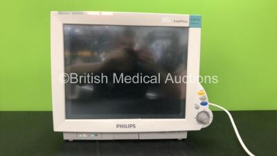 Philips IntelliVue MP70 Neonatal Ref M8007A Patient Monitor Software Revision G.01.80 with 1 x Philips M3001A Module Including ECG, SpO2, NBP, Temp and Press Options (Powers Up) *Mfd 07-2010* *SN DE907W1611, DE843A0476* *RI*