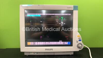 Philips IntelliVue MP70 Neonatal Ref M8007A Patient Monitor Software Revision G.01.80 with 1 x Philips M3001A Module Including ECG, SpO2, NBP, Temp and Press Options (Powers Up) *Mfd 07-2010* *SN DE843A0478, DE907U6574* *RI