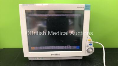 Philips IntelliVue MP70 Neonatal Ref M8007A Patient Monitor Software Revision G.01.80 with 1 x Philips M3001A Module Including ECG, SpO2, NBP, Temp and Press Options (Powers Up) *Mfd 07-2010* *SN DE843A0458, DE907W4129* *RI*