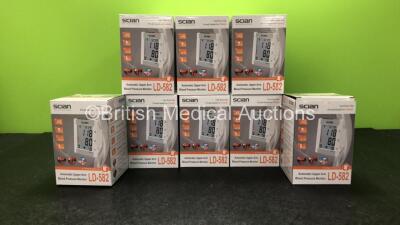 20 x Scian LD-582 Automatic Upper Arm Blood Pressure Monitors with Accessories in Boxes (All Appear Unused)