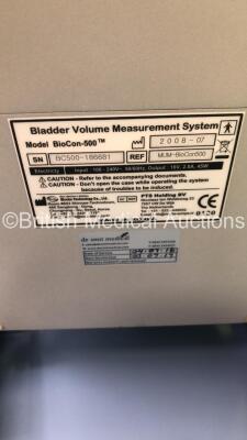 MCube Cubescan BioCon 500 Bladder Scanner Version 3.10pt with Transducer on Stand (Powers Up) *S/N BC-500-186681* **Mfd 07/2008** - 6