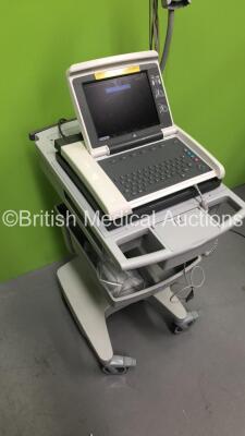 GE MAC 5500 HD ECG Machine on Stand (Powers Up) *S/N SGM12313277PA* - 5