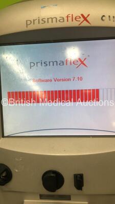 2 x Gambro Prismaflex Dialysis Machines Software Versions 7.10 - Running Hours 2853 and 1250 with Barkey Autocontrol Units (Both Power Up) - 4