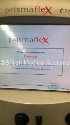 2 x Gambro Prismaflex Dialysis Machines Software Versions 7.10 - Running Hours 2853 and 1250 with Barkey Autocontrol Units (Both Power Up) - 10