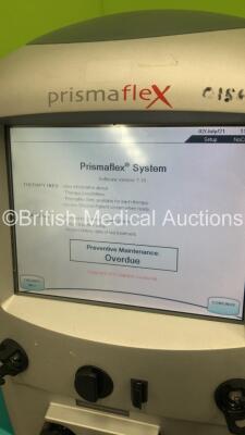 2 x Gambro Prismaflex Dialysis Machines Software Versions 7.10 - Running Hours 2853 and 1250 with Barkey Autocontrol Units (Both Power Up) - 16