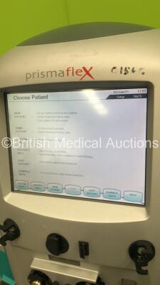 2 x Gambro Prismaflex Dialysis Machines Software Versions 7.10 - Running Hours 2853 and 1250 with Barkey Autocontrol Units (Both Power Up) - 18