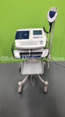 Welch Allyn CP200 ECG Machine on Stand with 10 Lead ECG Leads (Powers Up) *S/N 20007501*