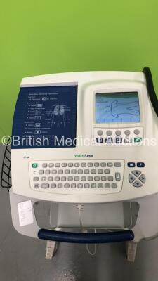 Welch Allyn CP200 ECG Machine on Stand with 10 Lead ECG Leads (Powers Up) *S/N 20007501* - 2