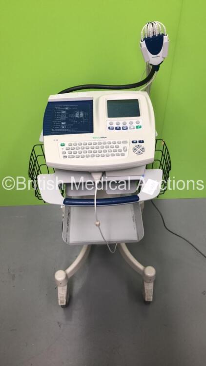 Welch Allyn CP200 ECG Machine on Stand with 10 Lead ECG Leads (Powers Up) *S/N 20005850*