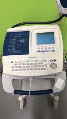 Welch Allyn CP200 ECG Machine on Stand with 10 Lead ECG Leads (Powers Up) *S/N 20005850* - 2