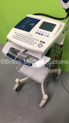 Welch Allyn CP200 ECG Machine on Stand with 10 Lead ECG Leads (Powers Up) *S/N 20005850* - 3