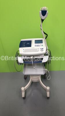 Welch Allyn CP200 ECG Machine on Stand with 10 Lead ECG Leads (Powers Up) *S/N 20007473*