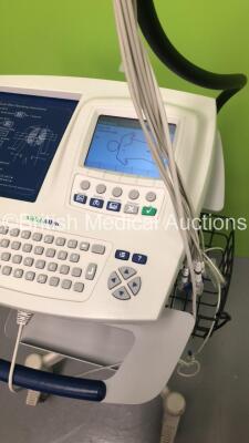 Welch Allyn CP200 ECG Machine on Stand with 10 Lead ECG Leads (Powers Up) *S/N 20007473* - 5