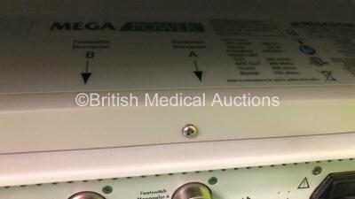 Megadyne Mega Power Electrosurgical / Diathermy Unit Ref 1000 on Stand with Footswitch (Powers Up) *S/N 171404001* - 8