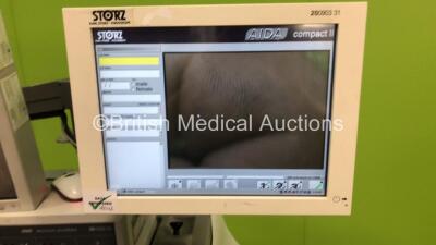 Karl Storz Stack System with Storz HD WideView Monitor, Storz 200903 31 Touch Screen Monitor, Storz 264305 20 SCB Electronic Endoflator, Storz 200961 20 AIDA Control Unit, Storz 2016340 20 Xenon Nova 300 Light Source, Storz 222010 20 SCB Image 1 Hub Camer - 2