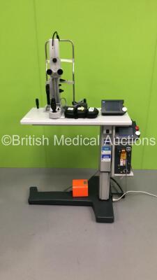 Zeiss VisuLas YAG III Laser Version 2.1.4 on Motorized Table with Footswitch and 3 x Glasses (Powers Up with 1 Key Included) - 15