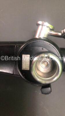 Pentax FB-15BS Bronchoscope - Engineer's Report : Optical System - Small Cluster of Broken Fibers / Dirt on Mask Edge, Angulation - No Fault Found, Insertion Tube - Crush Mark Visible, Light Transmission - No Fault Found, Leak Check - No Fault Found *A015 - 3