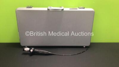 Karl Storz 11101RP2 Pharyngoscope in Case - Engineer's Report : Optical System - 2 Broken Fibers, Angulation - No Fault Found, Insertion Tube - Crush Mark Present, Light Transmission - No Fault Found *2814269*