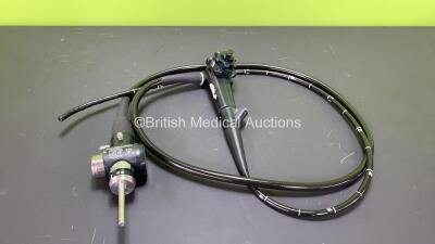 Olympus GIF-XQ240 Video Gastroscope in Case - Engineer's Report : Optical System - No Fault Found, Angulation - No Fault Found, Insertion Tube - Minor Scratching, Light Transmission - No Fault Found, Channels - No Fault Found, Leak Check - Minor Leak Pres - 2