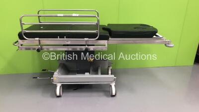 Anetic Aid QA2 Patient Trolley with Cushions (Hydraulics Tested Working)