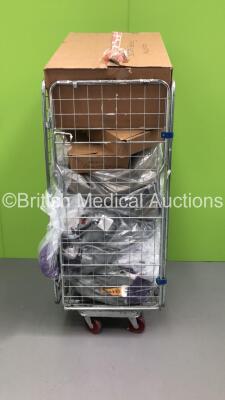 3 x Inflatable Hospital Bed Mattresses,3 x Mattress Pumps and Sepsis Boxes (Cage Not Included)