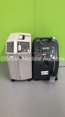 1 x V8-WN-NS Oxygen Concentrator (Powers Up) and 1 x Puritan Bennett Companion 590i Oxygen Concentrator (No Power)