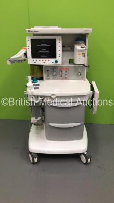 Datex-Ohmeda S/5 Avance Anaesthesia Machine Software Version 06.20 with Drage Baxter D-Vapor Desflurane Vaporizer, Bellows and Hoses (Powers Up) *S/N ANBQ00528*