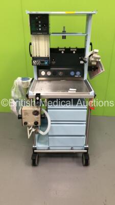 InterMed Penlon Prima 102 Induction Anaesthesia Machine with InterMed Penlon Nuffield Anaesthesia Ventilator Series 200 and Hoses (Powers Up)