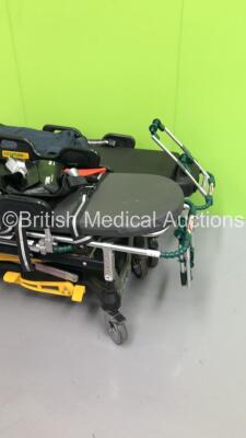 1 x Ferno Megasus Hydraulic Ambulance Stretcher with Mattress and 1 x Ferno Pegasus Hydraulic Ambulance Stretcher with Mattress (Hydraulics Tested Working) - 2