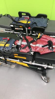 2 x Ferno Pegasus Hydraulic Ambulance Stretchers with Mattresses (Hydraulics Tested Working) - 3