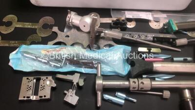 Job Lot of Various Surgical Instruments Including 2 x De Soutter HX-500 High Torque Reamer in 2 x Metal Trays - 2